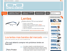 Tablet Screenshot of lentes-en-linea.com